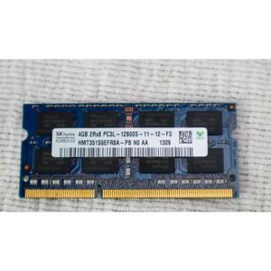 1x 4GB DDR3-1600 SODIMM PC3L-12800S Dual Rank x8 Module